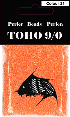 TOHO perler 9/0 40gr farve 21